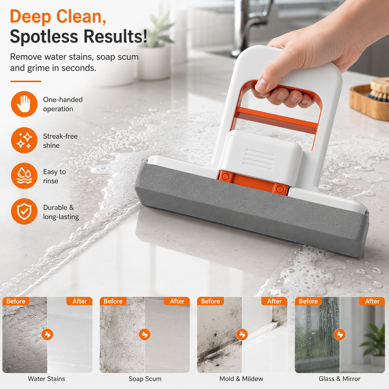 🧽 Multi-Functional Mini Foldable Desktop Mop
